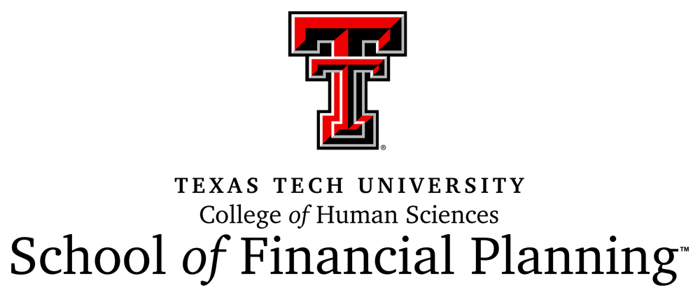 TTU_DblT_COHS_SchoolofFinancialPlanning Logo